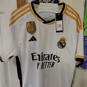 BNWT Real Madrid Home jersey